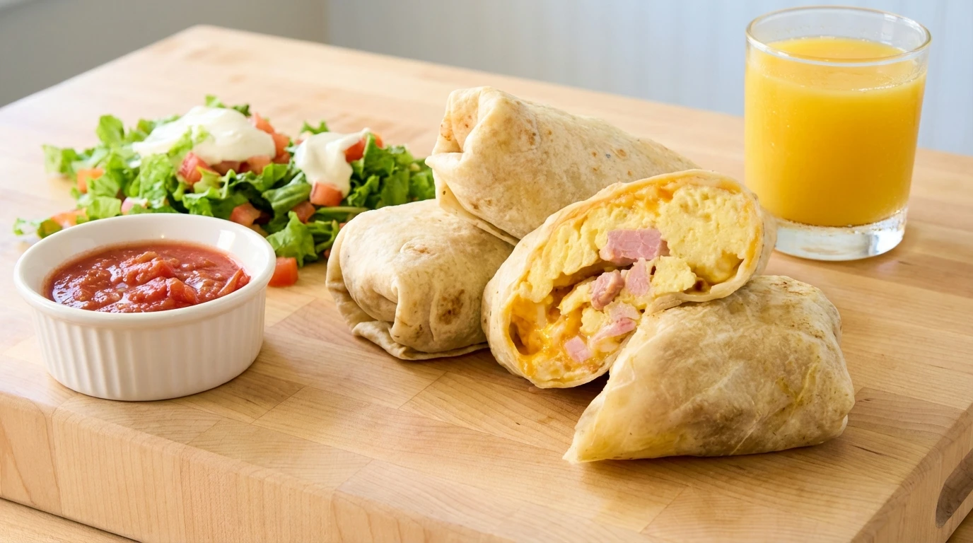 Veggie Breakfast Burrito Tray - U.S. Egg Breakfast & Lunch Restaurant