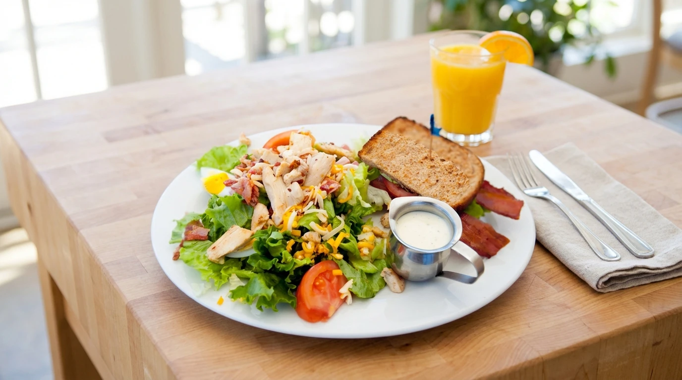 Soup or Chili with Half Gourmet Salad - U.S. Egg Breakfast & Lunch Restaurant