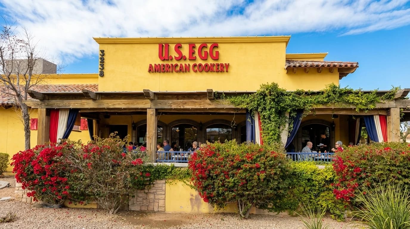 U.S. Egg Old Town Scottsdale restaurant interior