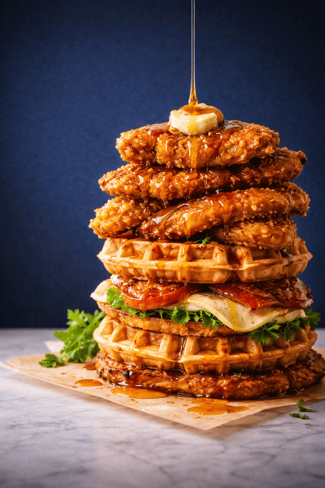 Sample Ad - Blue Waffles & Chicken