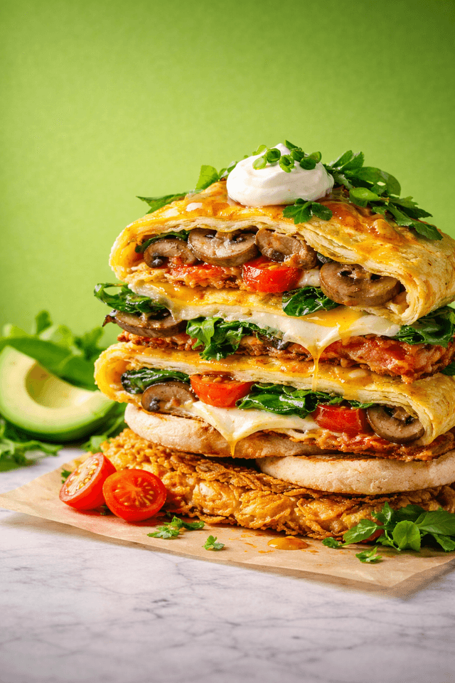Sample Ad - Green Background
