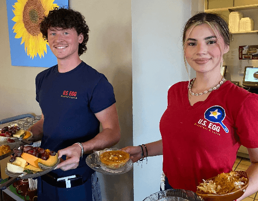 U.S. Egg team members smiling