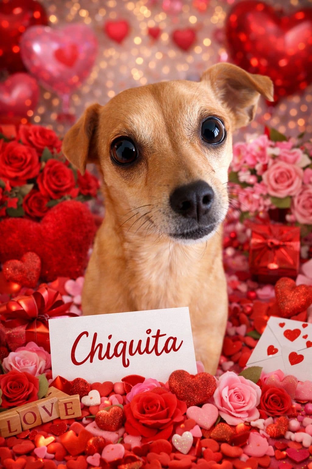 Chiquita, a 2 years old Chi x Iggy Mix, available for adoption through Heart of Infinity Rescue Foundation