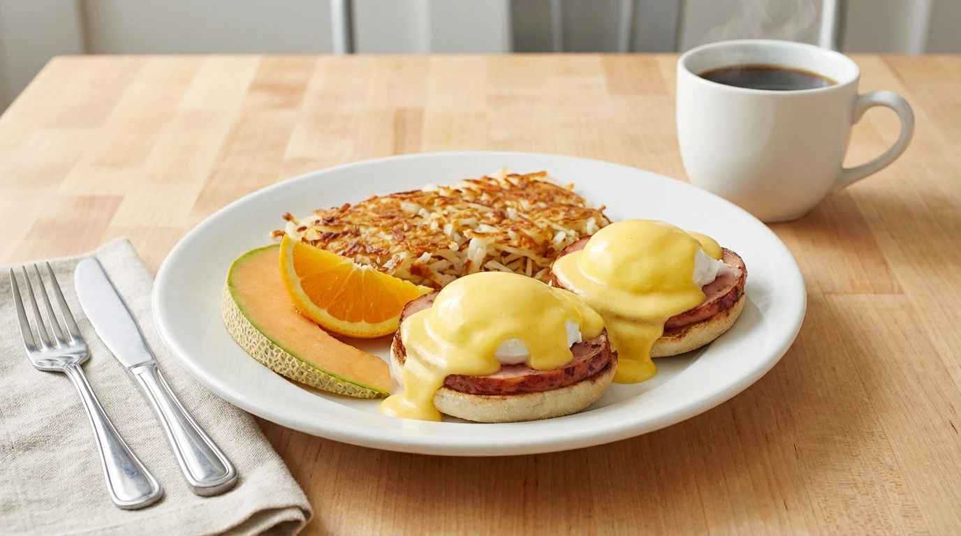 Classic Eggs Benedict - U.S. Egg Breakfast & Lunch Restaurant
