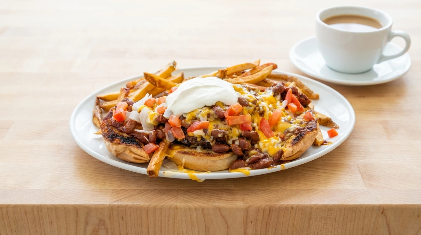 Chili Burger - U.S. Egg Breakfast & Lunch Restaurant