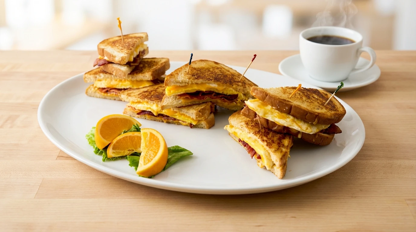 Breakfast Sandwich Tray - U.S. Egg Breakfast & Lunch Restaurant