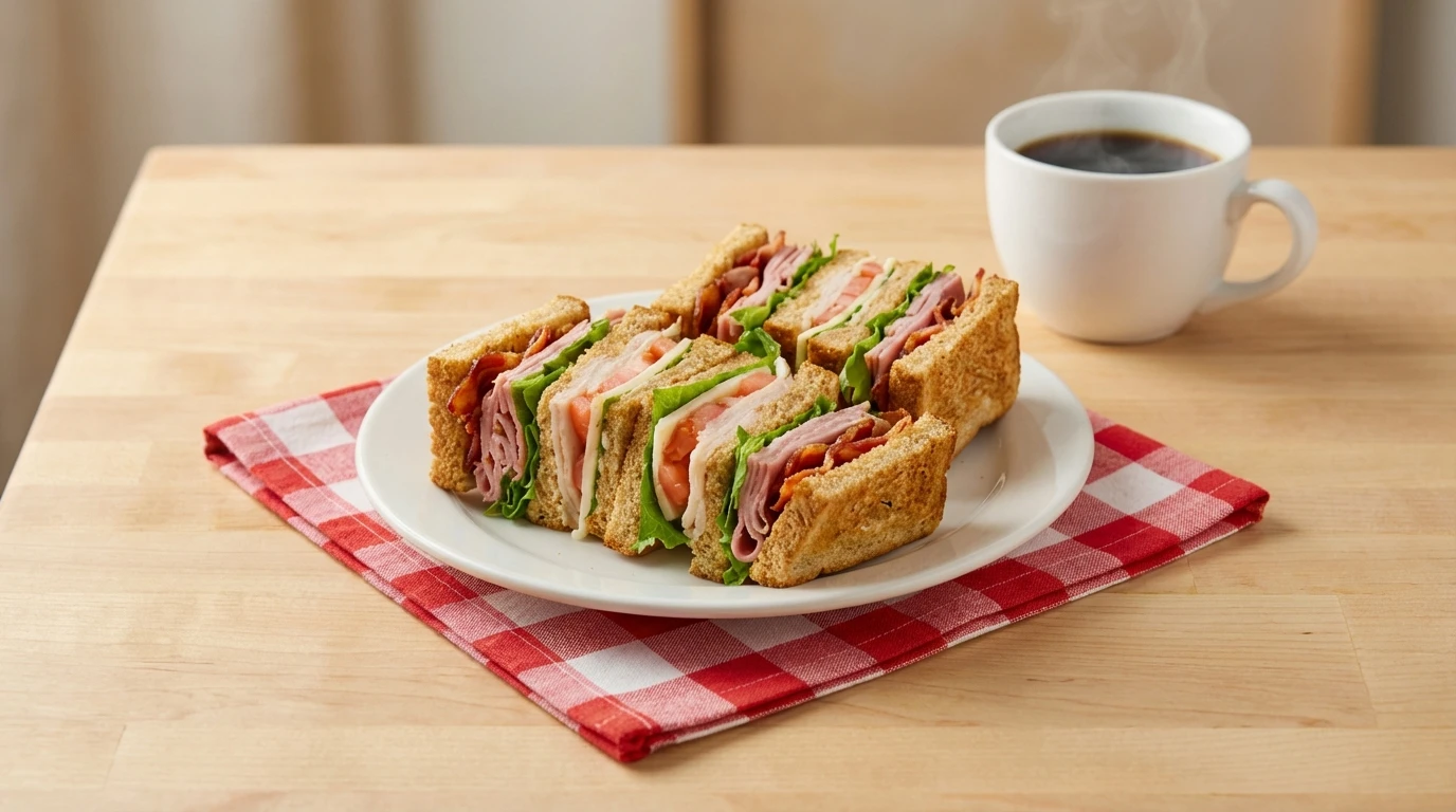 Club Sandwich Tray - U.S. Egg Breakfast & Lunch Restaurant