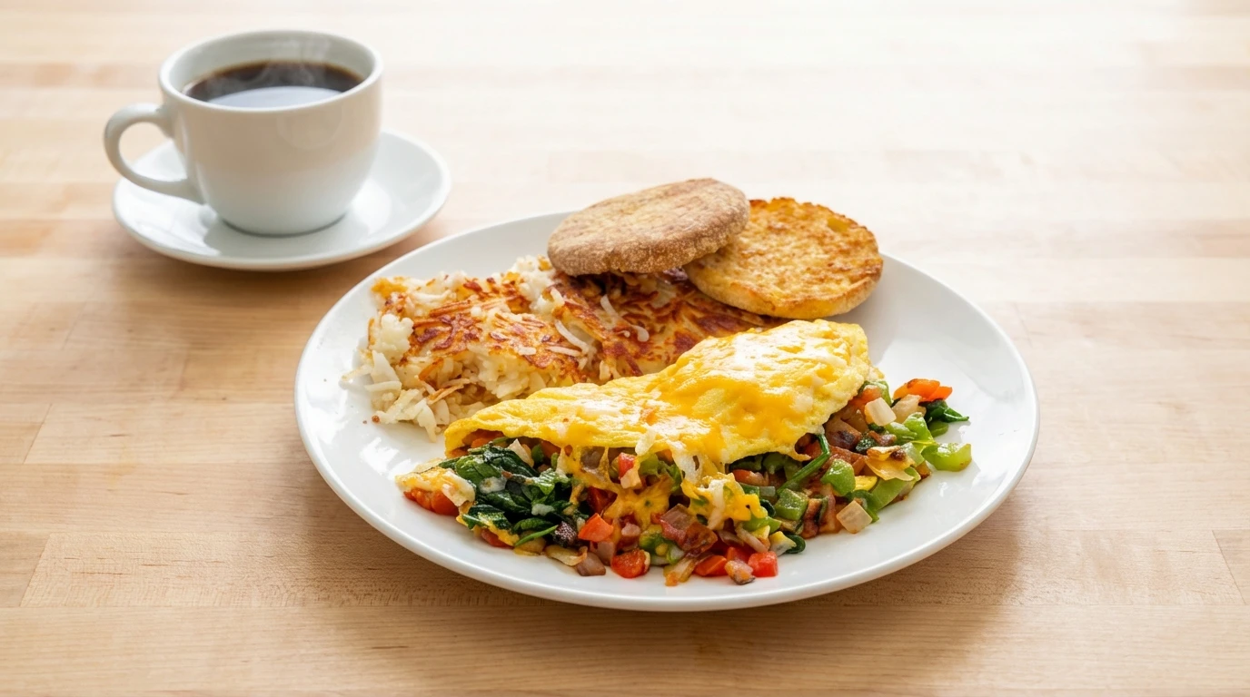 West Coast Omelette - Keto California Style - U.S. Egg Breakfast & Lunch Restaurant